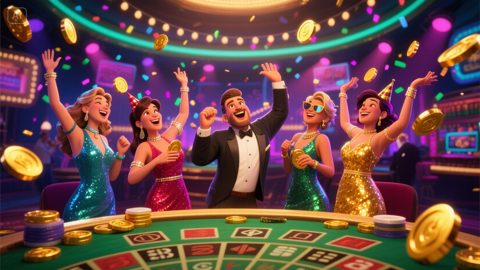 Casino gold slots game online desktop and mobile interfaces